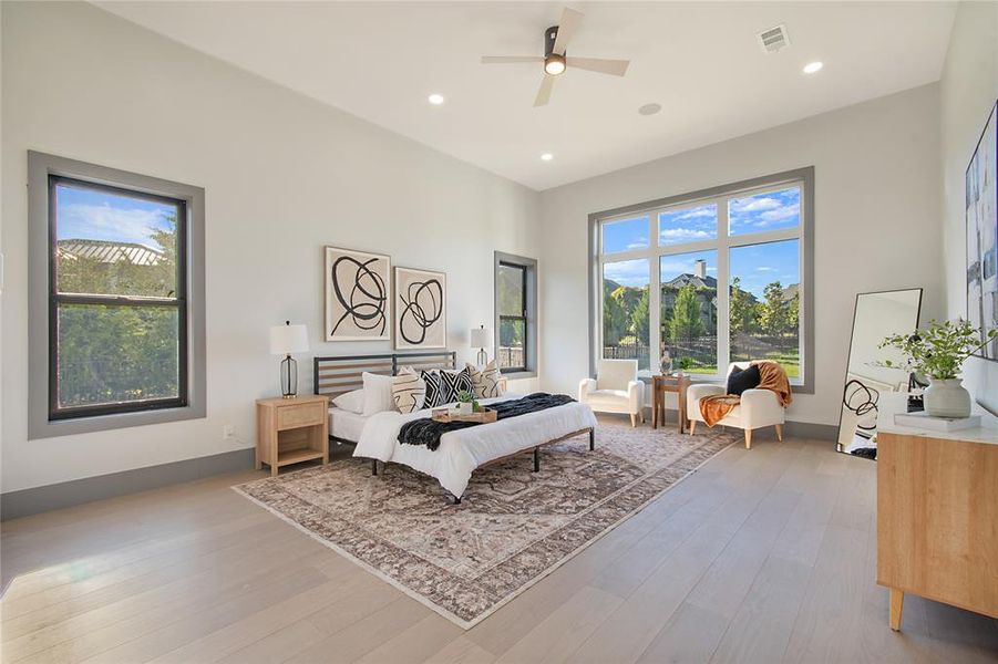 Furnished interior view inside a new home in , Heath (Image 17).