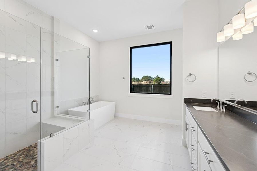 Furnished interior view inside a new home in Riverstone, Georgetown (Image 15).