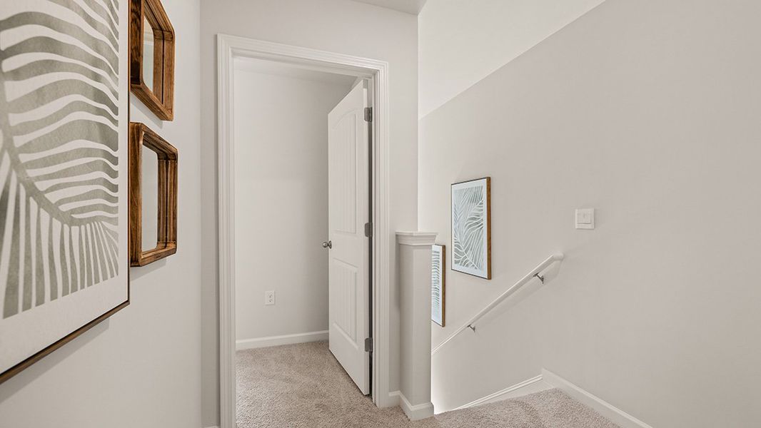 Representative unfurnished interior of a home built from the PEARSON by D.R. Horton in Old Summerville Village, Rome (Image 19).