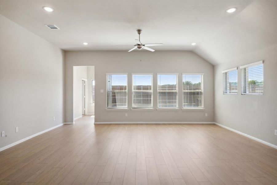 Living Room in the Diamond home plan by Trophy Signature Homes – REPRESENTATIVE PHOTO Living Room in the Diamond home plan by Trophy Signature Homes – REPRESENTATIVE PHOTO