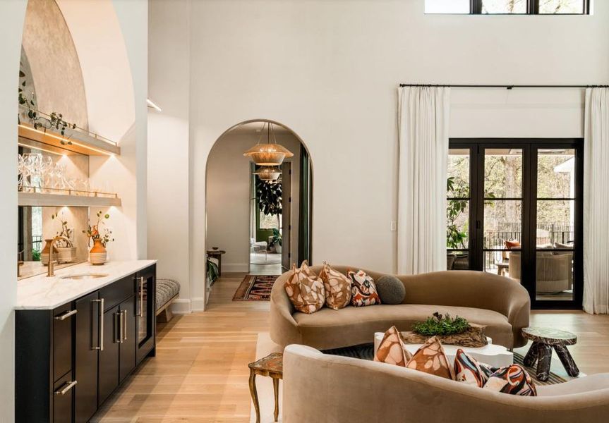 Furnished interior view inside a new home in , Sandy Springs (Image 5).