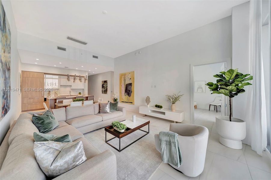 Furnished interior view inside a new home in , Fort Lauderdale (Image 37).