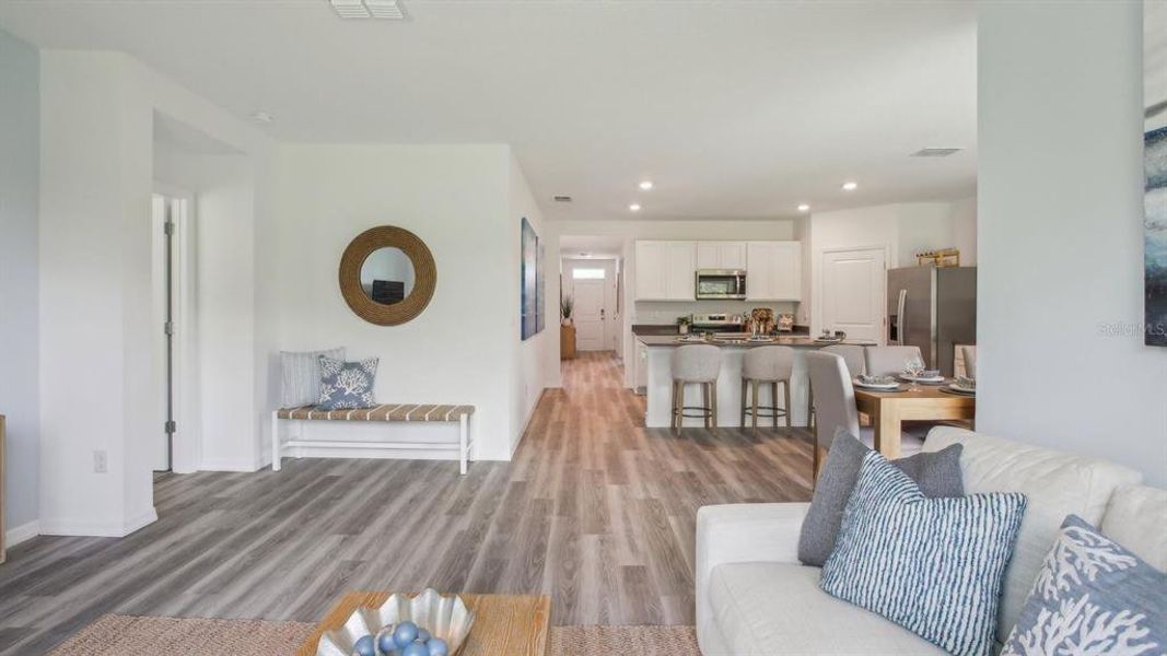 Furnished interior view inside a new home in Angeline, Land O' Lakes (Image 12).