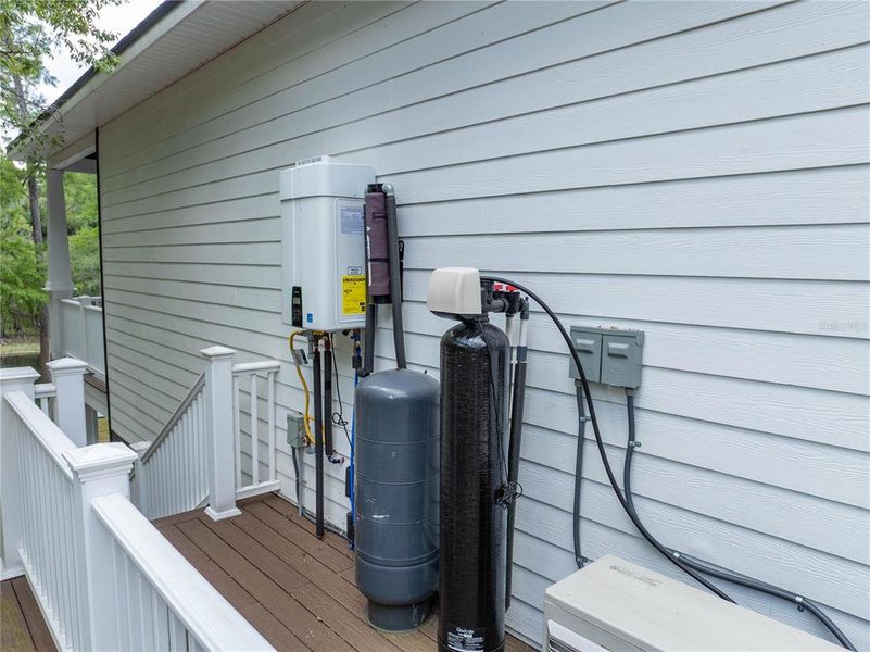 Exterior details and patio area of a home in , Branford (Image 45).