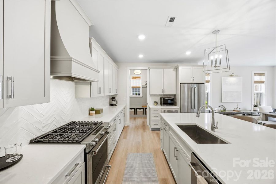 Furnished interior view inside a new home in Matthews Ridge Reserve, Matthews (Image 12). Furnished interior view inside a new home in Matthews Ridge Reserve, Matthews (Image 12).