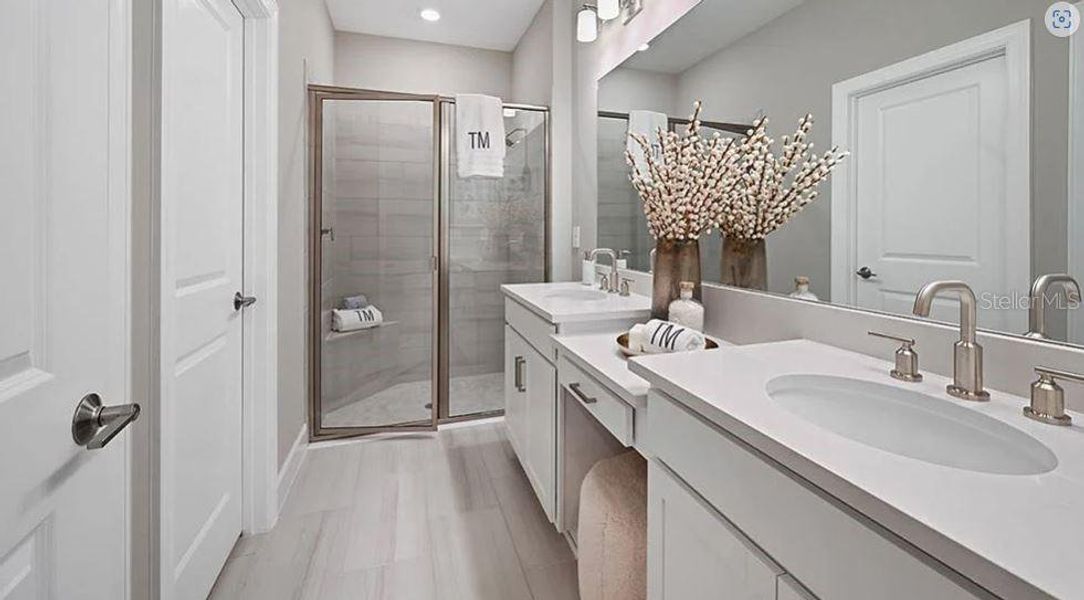 Furnished interior view inside a new home in The Cove at West Port, Port Charlotte (Image 10). Furnished interior view inside a new home in The Cove at West Port, Port Charlotte (Image 10).