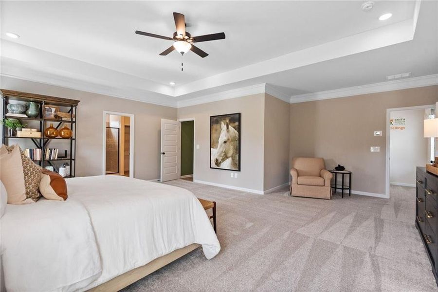 Furnished interior view inside a new home in The Stiles, Cartersville (Image 27).