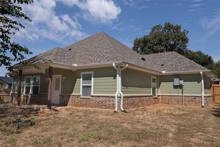 Exterior details and patio area of a home in , Lindale (Image 24). Exterior details and patio area of a home in , Lindale (Image 24).