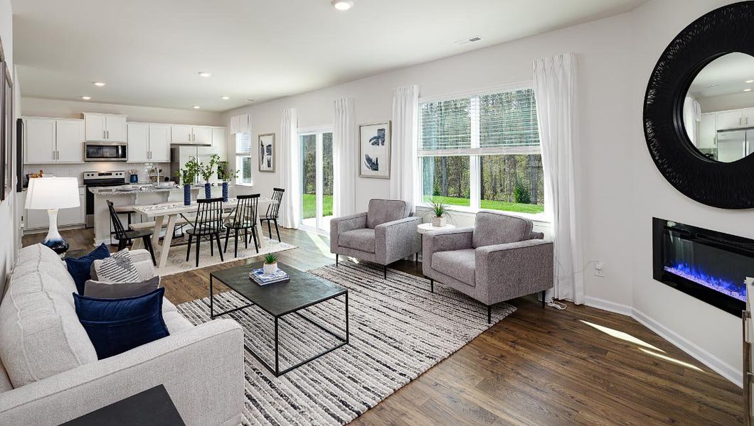 Furnished interior view inside a new home in Stanton, Richburg (Image 10). Furnished interior view inside a new home in Stanton, Richburg (Image 10).