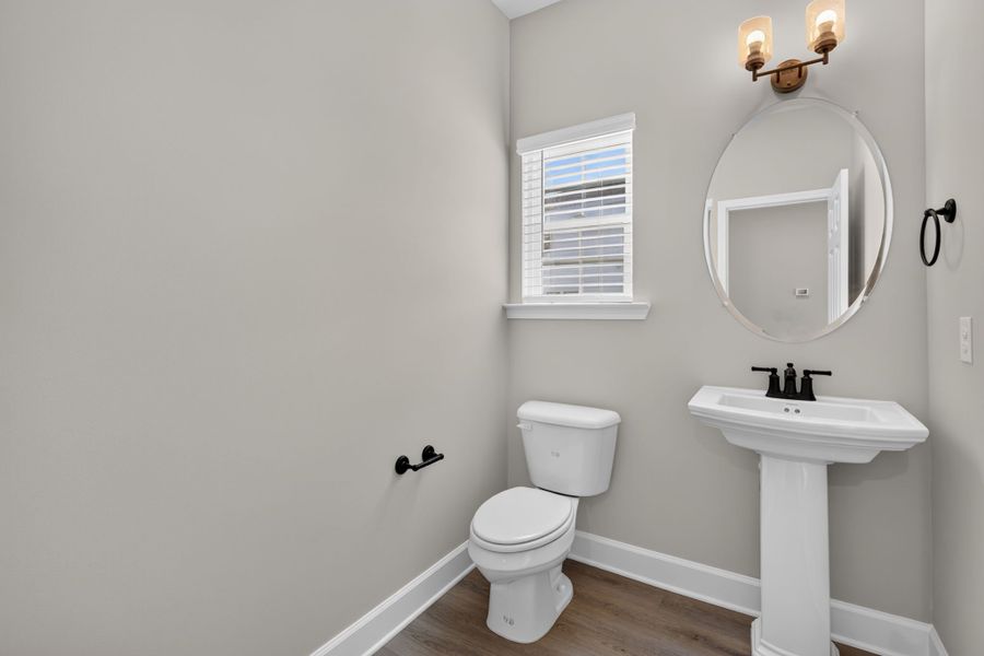Powder Room at 245 James Drive