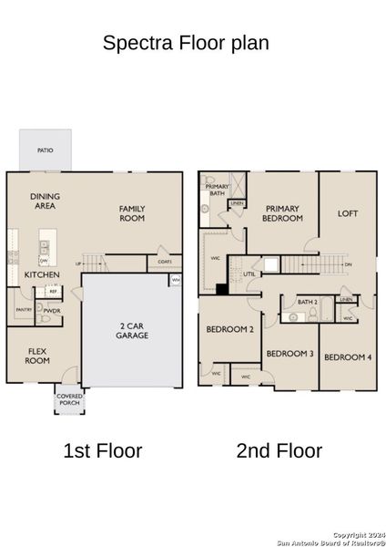 2D floor plan layout of this home in Hennersby Hollow, San Antonio, TX (Image 2). 2D floor plan layout of this home in Hennersby Hollow, San Antonio, TX (Image 2).
