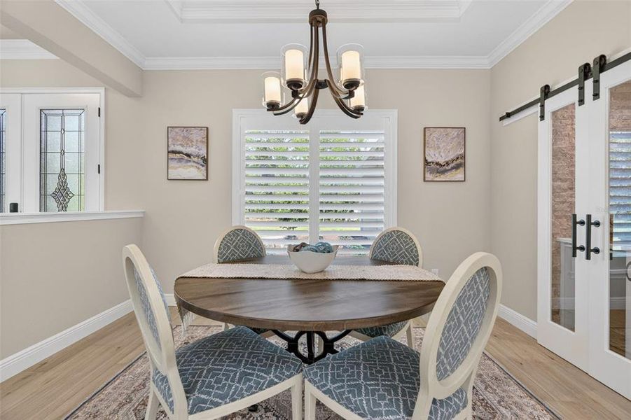 Furnished interior view inside a new home in , Beverly Hills (Image 11).