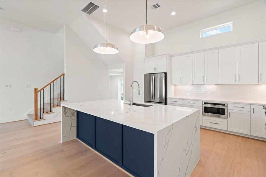 Furnished interior view inside a new home in , Houston (Image 7).