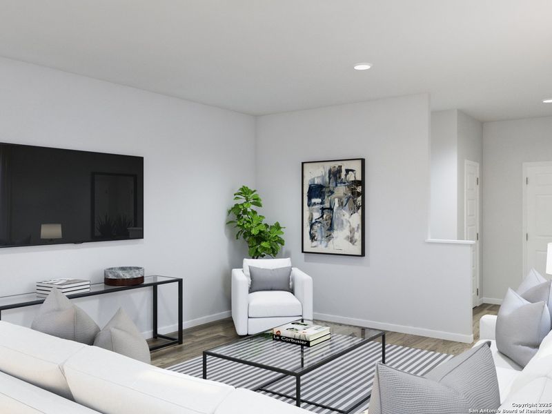 Furnished interior view inside a new home in Abbott Place, St. Hedwig (Image 24). Furnished interior view inside a new home in Abbott Place, St. Hedwig (Image 24).