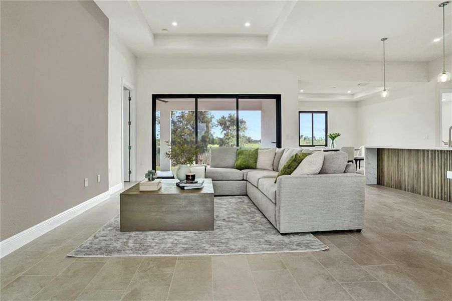 Furnished interior view inside a new home in , Cape Coral (Image 8).