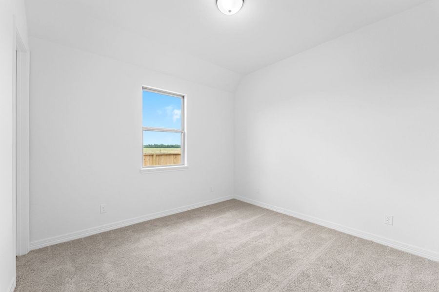 Third bedroom. Note: Sample product photo. Actual exterior and interior selections may vary by homesite. Photo may be virtually staged