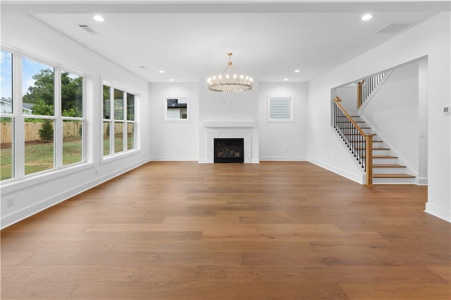 Spacious, unfurnished interior of a new home in , Marietta (Image 33).
