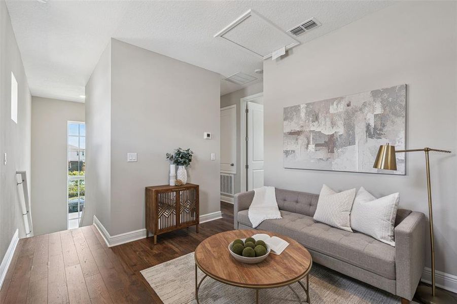 Furnished interior view inside a new home in Laureate Park, Orlando (Image 6).