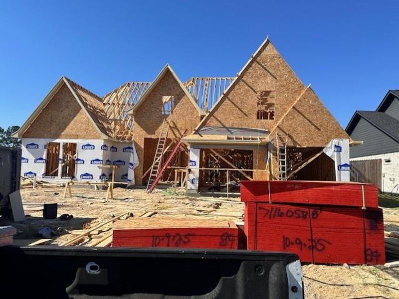 In-progress construction of a new home in , Lumberton, TX (Image 6).