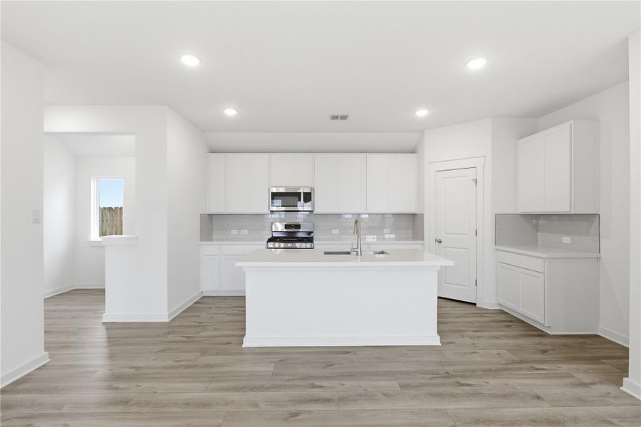 Furnished interior view inside a new home in Infinity Square, Kyle (Image 6). Furnished interior view inside a new home in Infinity Square, Kyle (Image 6).