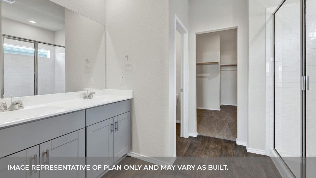 Furnished interior view inside a new home in Paramount, Kyle (Image 8).