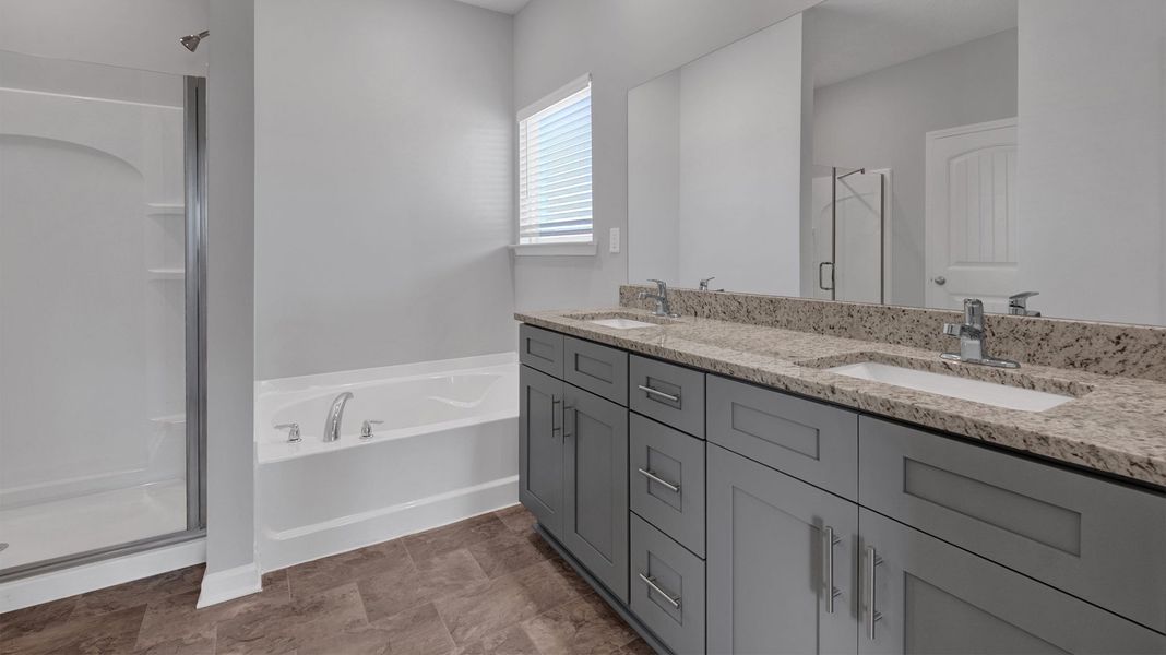 Furnished interior view inside a new home in Hedge Rose, Somerville (Image 12).