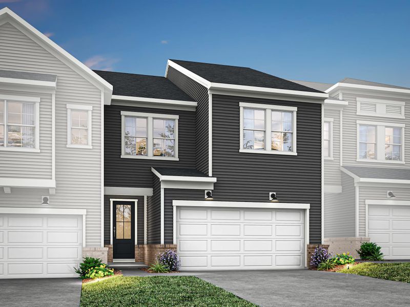 Representative exterior photo of a completed home built from the Stuart by Tri Pointe Homes in Millstone, Cramerton, NC (Image 20).