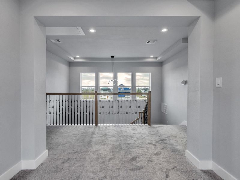 Spacious, unfurnished interior of a new home in , Galveston (Image 38).