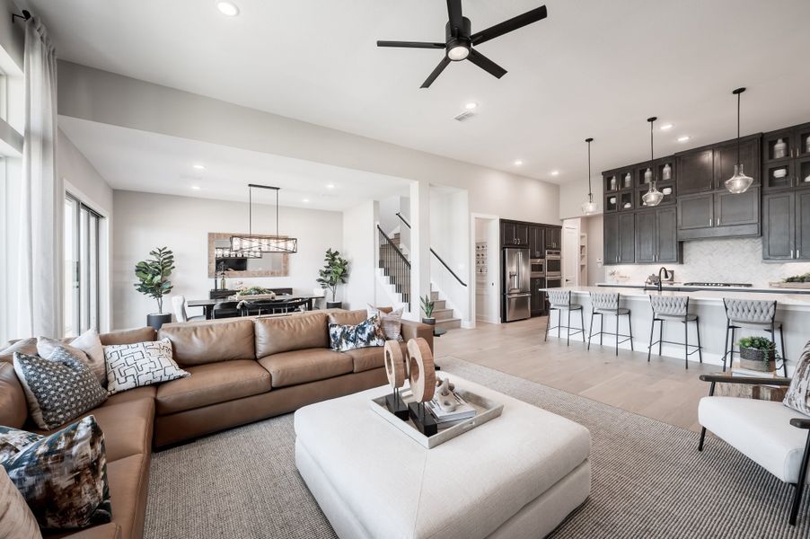 Representative furnished interior of a home built from the Fulbright by Tri Pointe Homes in Vale Collection At Evergrove, Richmond (Image 17).
