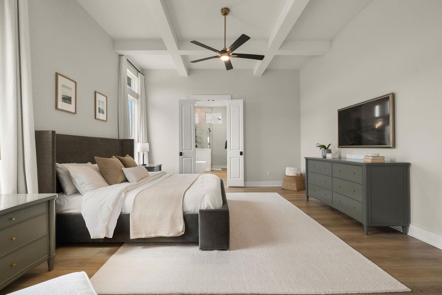 Furnished interior view inside a new home in Northfork, Liberty Hill (Image 20).