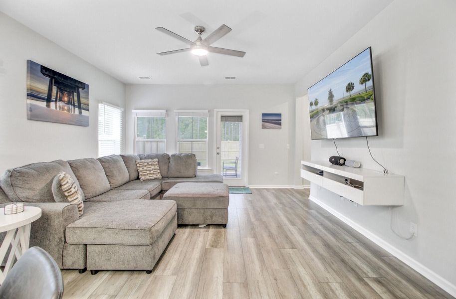 Furnished interior view inside a new home in , Summerville (Image 11).