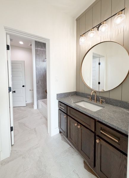 Furnished interior view inside a new home in Escalera Ranch 1833, Victoria (Image 9).