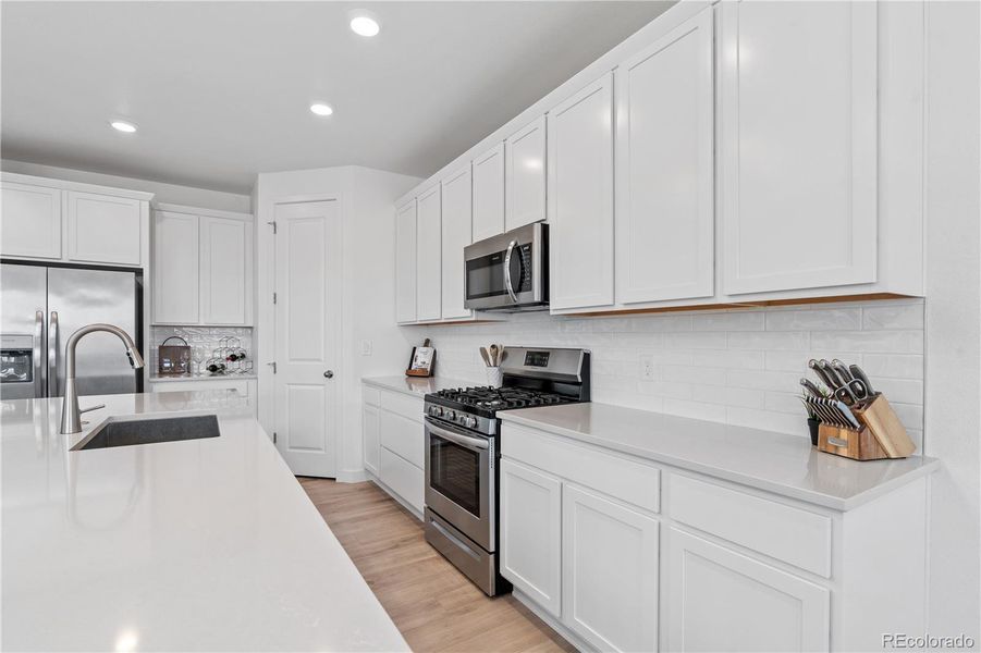 Furnished interior view inside a new home in , Erie (Image 30). Furnished interior view inside a new home in , Erie (Image 30).