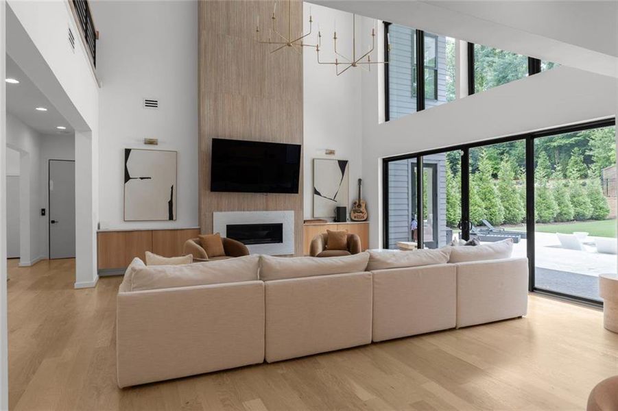 Furnished interior view inside a new home in , Atlanta (Image 12).