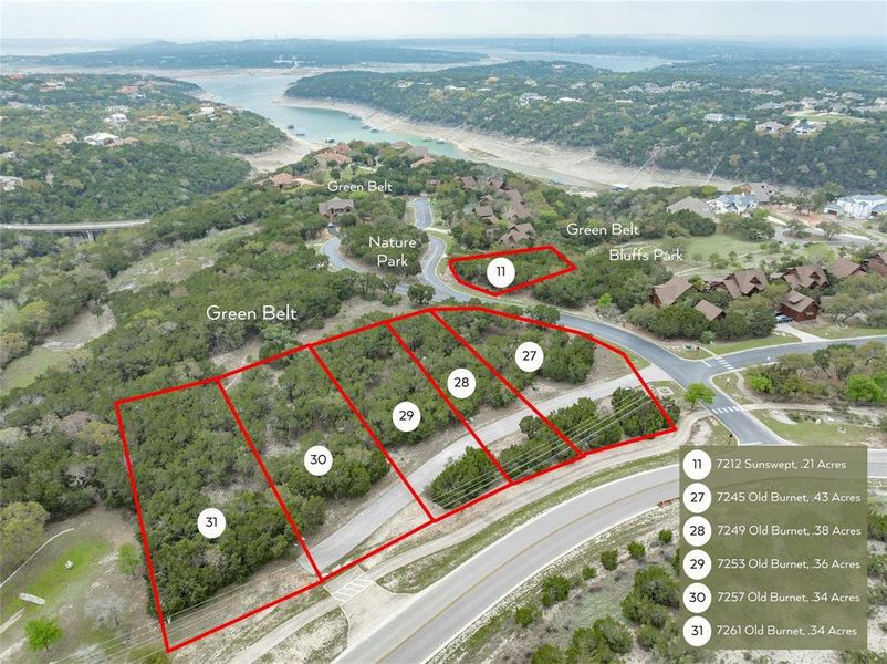 Available Home Sites - Younger Homes (Approximate Boundary)