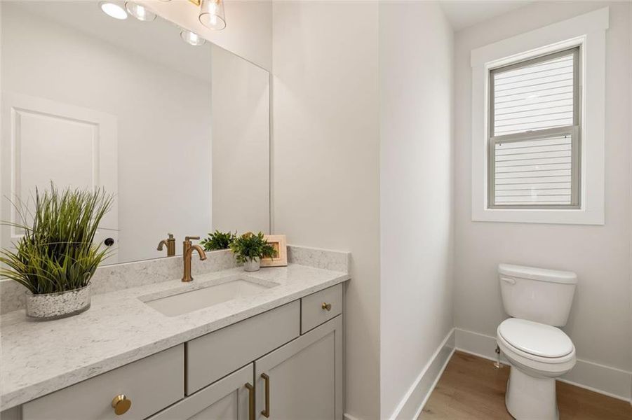 Furnished interior view inside a new home in Soleil Summit Chase, Snellville (Image 15).