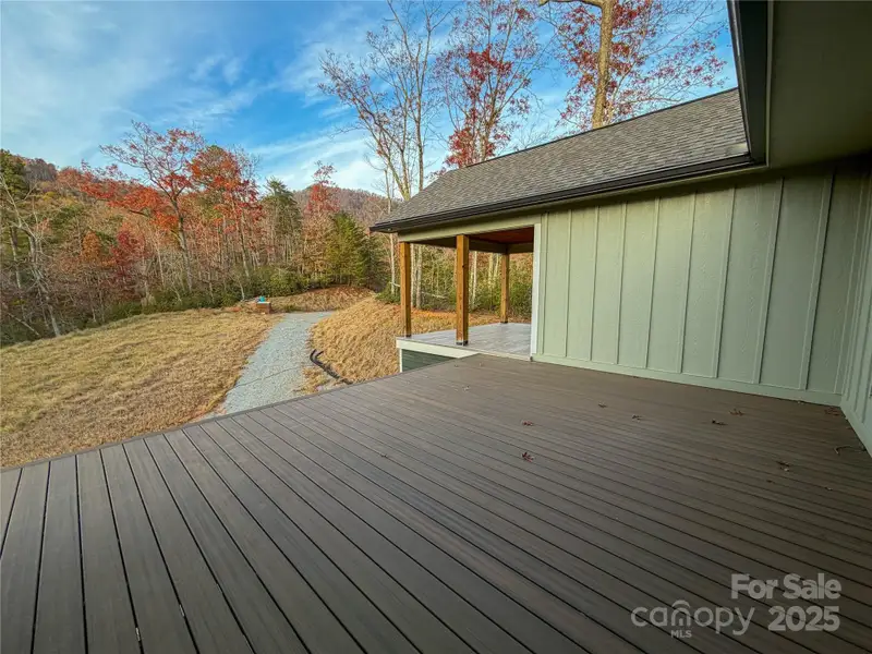 Exterior details and patio area of a home in , Lake Lure (Image 2).