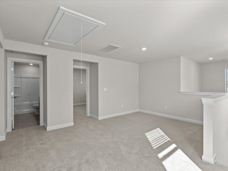 Spacious, unfurnished interior of a new home in The Farm at Wells Creek - Heritage Collection, Gray Court (Image 11).