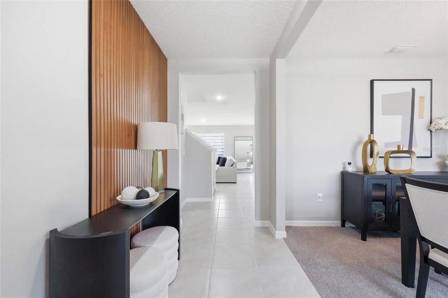 Furnished interior view inside a new home in Edgemont at Serenoa, Clermont (Image 5).