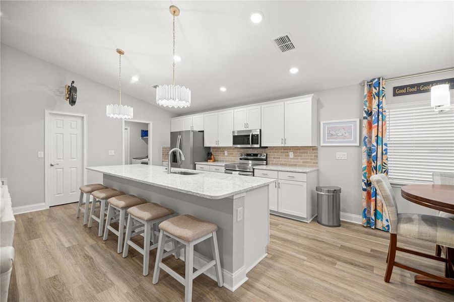 Furnished interior view inside a new home in , Ocala (Image 18). Furnished interior view inside a new home in , Ocala (Image 18).