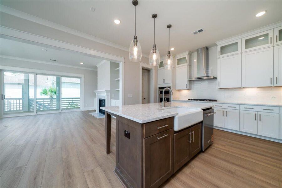 Furnished interior view inside a new home in Wando Village, Charleston (Image 8).