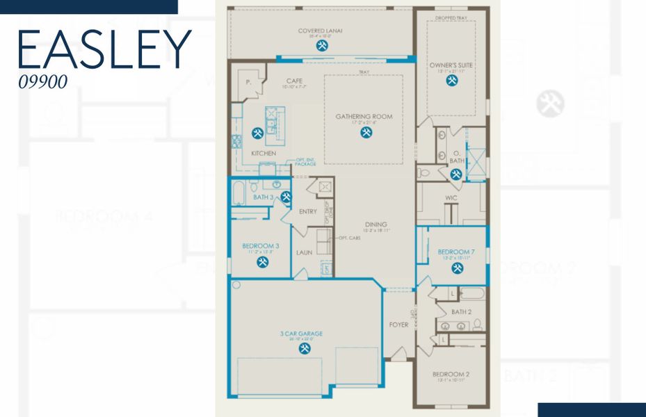 2D floor plan layout of this home in Hendrix Reserve, Lake Worth, FL (Image 2). 2D floor plan layout of this home in Hendrix Reserve, Lake Worth, FL (Image 2).