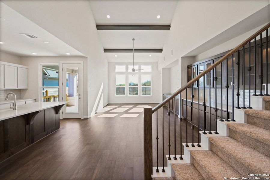 Furnished interior view inside a new home in The Crossvine, Schertz (Image 8).