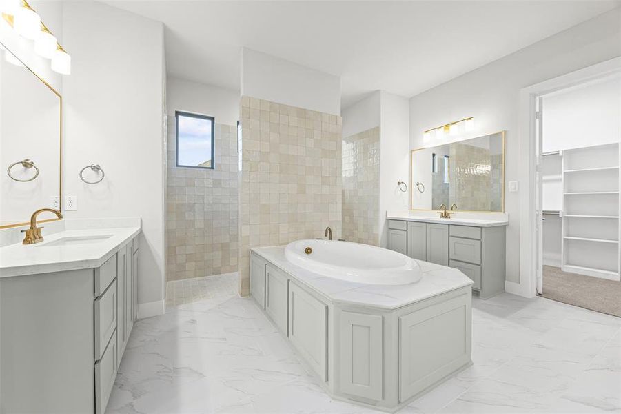 Furnished interior view inside a new home in Tuscan Estates (1 Acre Lots), Waxahachie (Image 7). Furnished interior view inside a new home in Tuscan Estates (1 Acre Lots), Waxahachie (Image 7).