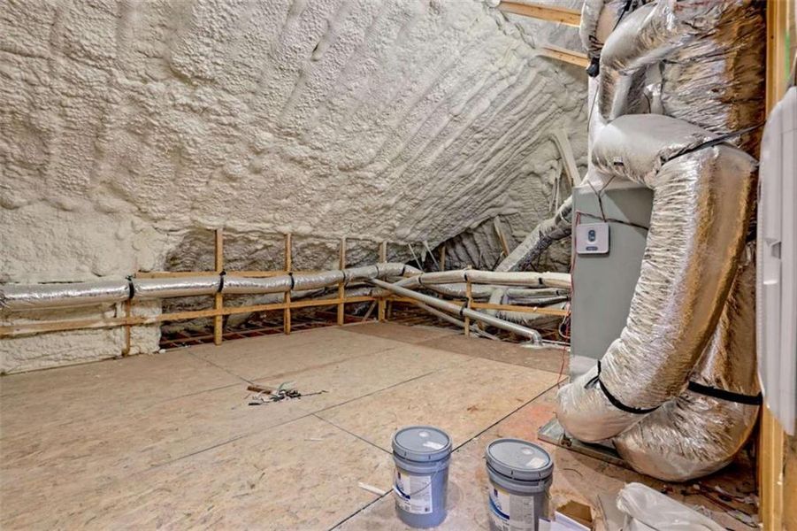 In-progress construction of a new home in , Clarkesville, GA (Image 85).