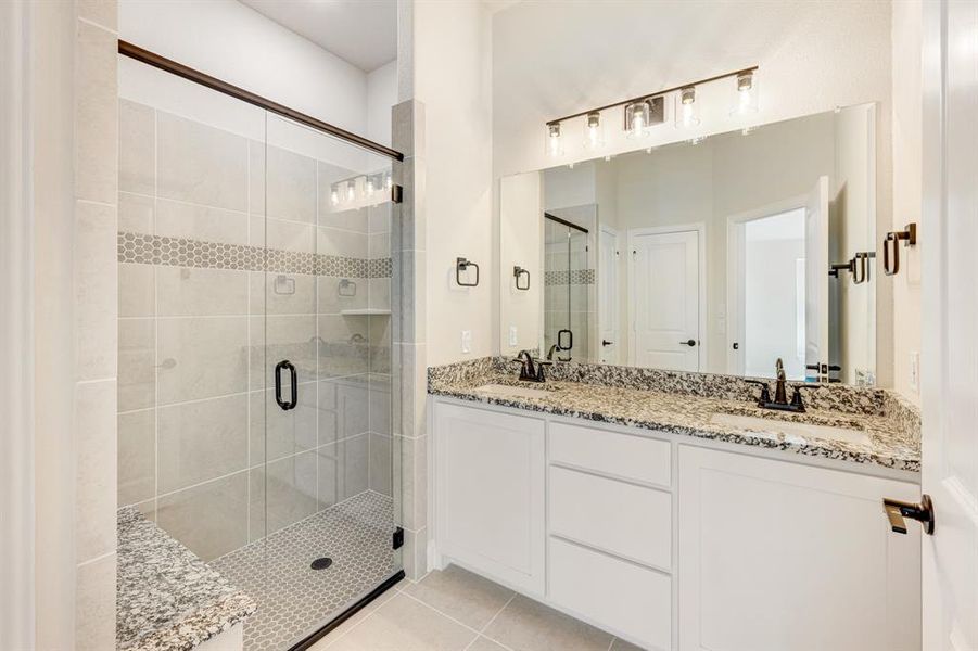 Furnished interior view inside a new home in Glenwood Meadows, Denton (Image 12). Furnished interior view inside a new home in Glenwood Meadows, Denton (Image 12).