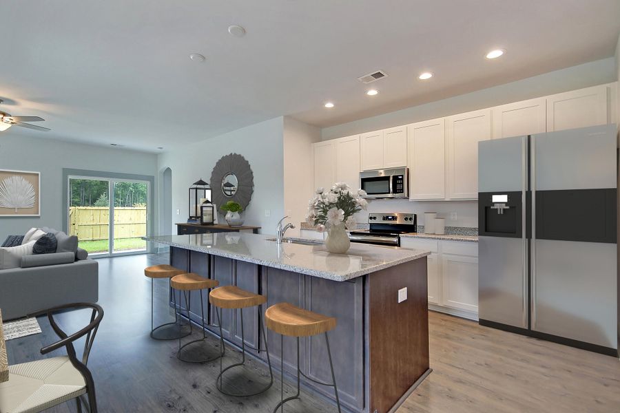 Furnished interior view inside a new home in Creek Pointe, Moncks Corner (Image 6).
