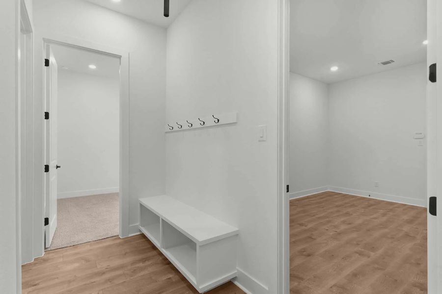 Representative furnished interior of a home built from the Drios by Chesmar Homes in Berry Creek Highlands, Georgetown (Image 12).