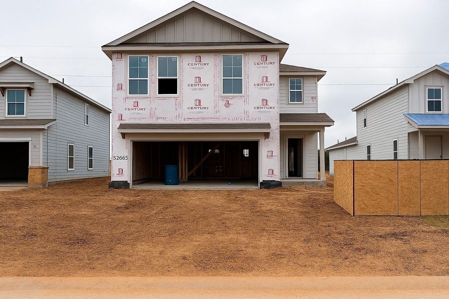 In-progress construction of a new home in Laurel Farms, Brookshire, TX (Image 20).