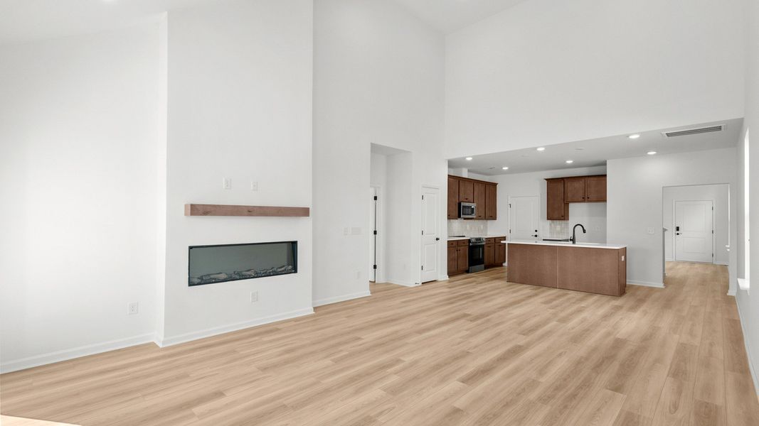 Furnished interior view inside a new home in Indigo at the Preserve, Longs (Image 7).